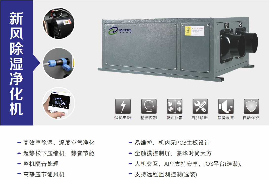 中央廚房用除濕機