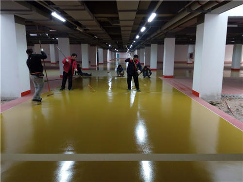 地下車庫環(huán)氧地坪除濕機